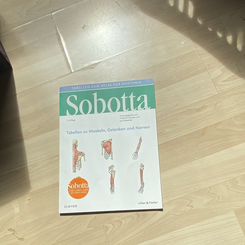 Sobotta tabellen muskeln - sobotta,